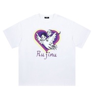 Kpop Demon Hunters Rujinu T-Shirt Korean Street Style Cotton Oversized Tee for Men Women Unisex Tops