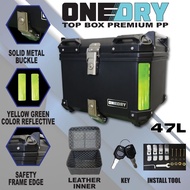 ONEDRY Box Premium PP 37l 47l Dual Lock Y15 V1 V2 Ex5 Rs150 45liter Gsb Alien Givi Box Motor Murah B