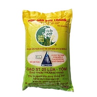 Gạo ST25 Lúa Tôm Túi 5Kg - Cơm mềm dẻo, vị ngọt, thơm