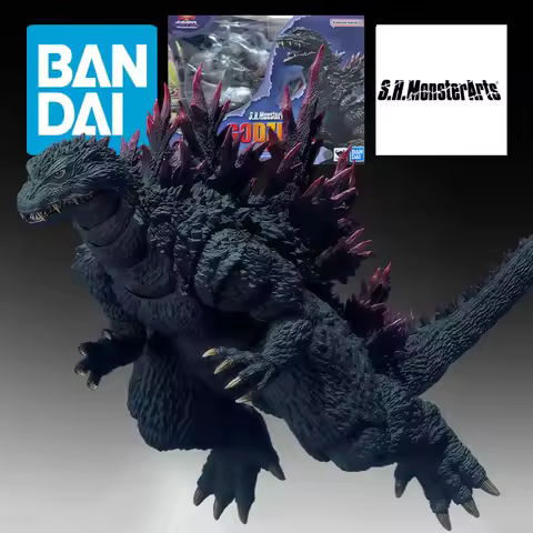 BANDAI Original S.H.MonsterArts Godzilla 2000 160MM Anime Action Figures Toys For Christmas Gift Col