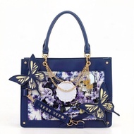 Gothic Labyrinth Butterfly Two-Dimensional Pain Bag Portable One-Shoulder Messenger Tote Bag Dark Go