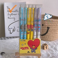 Bts erasable pen/pressing pen/student stationery