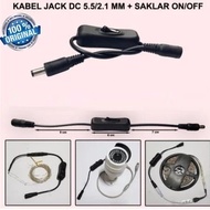 / Motor DC 12V 2A Car Wash Pump On Off Switch With Jack Cable - ON SWITCH 2A DC OFF/