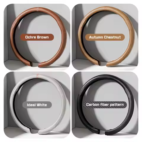 For Chery Jaecoo J7 J8 2023-2025 Omoda C5 5 fx 7 8 Car Steering Wheel Cover Leather Sweat Absorption
