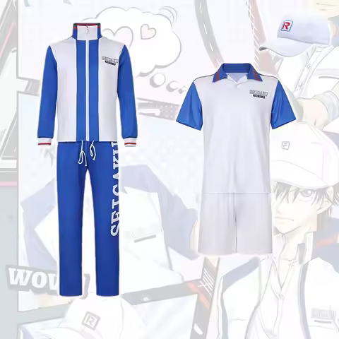 Tennis Anime Ryoma Echizen Cosplay Costume Seigaku Tennis Club Tracksuit Sportswear Leisure Coat Pan