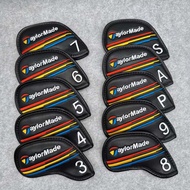 Taylormade Branded New Golf Club Iron Headcover (3,4,5,6,7,8,9,P,A,S) Iron Magnetic Head Protection 