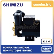 Shimizu PS-116 BIT Pompa Air Sumur Dangkal 125 Watt Daya Hisap 9