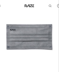 Raze mask grey 煙燻灰 三層口罩 獨立片裝 大碼