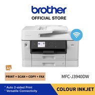 Brother MFC-J3940DW A3 All in One Wireless Colour Inkjet Printer | Auto 2-sided Print &amp; Scan | 3.5" Touchscreen | ScanCopyFax