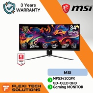 Flexi tech MSI MPG341CQPX QD-OLED QHD Gaming Monitor
