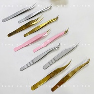 Classic eyelash extension tweezers _45 degree eyelash extension tweezers _designed eyelash extension
