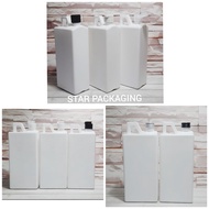 1 Liter White Jerry Can 1 Liter White Bottle 1 Liter Fliptop Bottle White 1 Liter Bottle White Screw