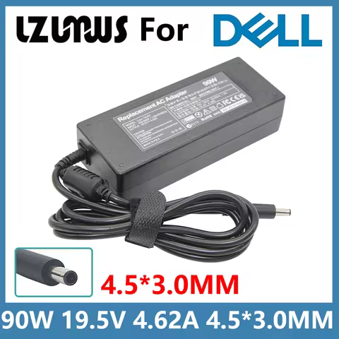 19.5V 4.62A 90W 4.5*3.0MM AC Laptop Charger For Dell XPS 11 12 13 L321X L322X Inspiron 12 14 15 24 V