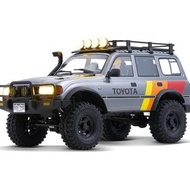 FMS 1/10 LC80 RC Crawler, FCX10 Toyota RC Rock Crawler with Lighting, Hobby Grade Offroad RC Car for