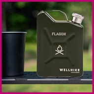 Flask for Men Whiskey Flask 150ML Stainless Steel Leak-Proof Whiskey Container for Camping Daily Men