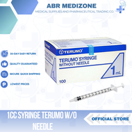 1cc Terumo syringe without needle