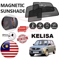 Perodua Kelisa Epic Magnetic Sunshade  (4pcs) Accessories Automotive