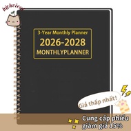 HIGHVIEWLS 3 Years Monthly Planner, A4/A5 Yearly Goals Calendar Book, Premium 2026-2028 Annual Summa