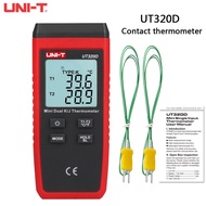 UNI-T UT320D UT320A  K/J Type Thermocouple, Mini Contact Type Dual Channel Digital  Thermometer