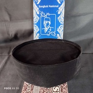 Black songkok POLOS height 8cm, height 9cm songkok peci Nasional for children and adults height 8 cm