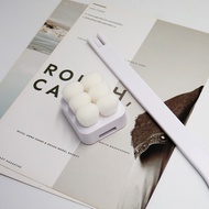 Soft Bristle Bath Brush Detachable Brush Head Long Handle Bath Brush Exfoliating Brush  Bathing and 