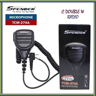 SPENDER Microphone รุ่น TCM-274A ไมค์นอกสำหรับ วิทยุสื่อสาร ใช้ได้กับวิทยุสื่อสารได้หลายรุ่น ทั้งเคร