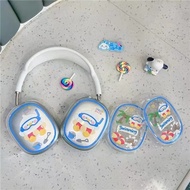 Blue Summer Casing Suitable For Airpods Max Headset Wireless Headphone Protective Cover