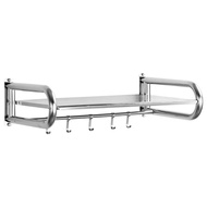 Microwave Oven Rack Wall-Mounted Thickened Stainless Steel Kitchen Oven Rack Restaurant Wall-Mounted Microwave Oven Brac