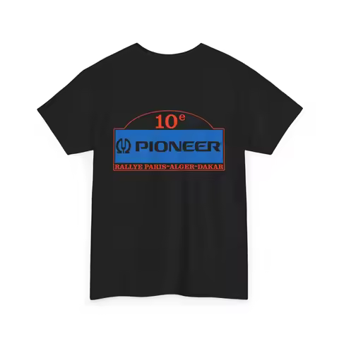 Pioneer Dakar Retro Style Shirt F1 Movie Brad Pitt T-shirt Group B Rally Shirt Paris-Algiers-Dakar R