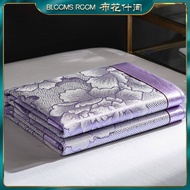 Summer Mat + Pillowcase Cool Mat Ice Silk Mat Bed Mat Foldable Mat Mattress Single Double Queen King Size