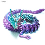 Zephyr 3D Printed Chinese Dragon Full Body Joints Movable Home Furnishing Decoration Ornament Worth 