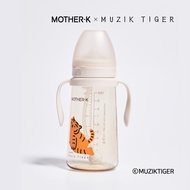 MOTHER-K - Muzik Tiger聯名精粹極簡PPSU學飲吸吸杯300ml-晨曦白