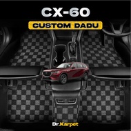 Mazda CX-60 - Dr Karpet Custom Fit Full Set Dadu Carpet Kereta Anti-Slip 2X Tebal