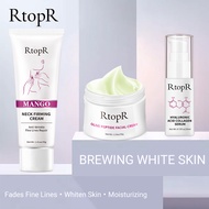 RtopR FDA ชุดความชุ่มชื้นริ้วรอย ครีมฟื้นฟูคอกระชับ +ซีรั่มคอลลาเจนกรดไฮยาลูโรนิก+มะกอกเปปไทด์กระชับ