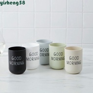 YISHENG Washing Cup for Beverages Reusable Healthy Plastic Toothbrush Holder Storage Travel Cup Heat