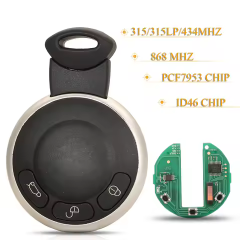 jingyuqin KR55WK49333 Car Remote Key 315/315lp/434/868mhz Id46 Pcf7953 For Bmw Mini Cooper S One D C