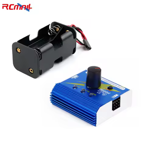 RCmall 3CH ESC Servo Tester G.T. Power CCPM Consistency Master Checker Tester + 4 Cell AA Battery Ho