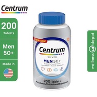 Centrum Silver Men 50+ Multivitamin 銀善存50歲以上男性專用配方 200粒