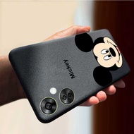 OnePlus Nord CE 3 Lite CE3 2 Lite nord 2T onePlus 11 5G 10T 10 Pro Stylish Mickey Mouse Rubber Phone Cover Sandstone Silicon Case Shockproof Casing