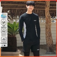 Swimming Suit Man 水母衣 Baju Renang Lelaki Dewasa Swimwear Man Running sportswear Tight Pant Man Selua