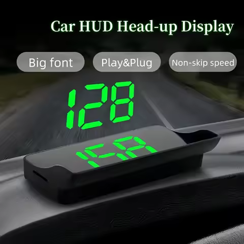 Car Head Up Gps New Style Hd Speedometer Speed Kmh Digital Hud Windshield Projector Electronics Acce