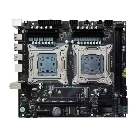 For X79 RJ45 C600 Chipset Intel Xeon E5 LGA2011 DDR3 Max 64GB Motherboard LGA2011 X79 for Office