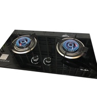 ELBA BI-GLASS GAS STOVE - EGH-G8522G (BK)