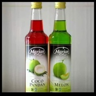 Sirup Marjan Boudoin Rasa Melon Dan Cocopandan 1 Dus Isi 12 -