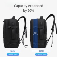 40L Travel backpack Expandable waterproof Carry on backpack Laptop 15.6 inch 旅行包背包 大容量beg galas trav