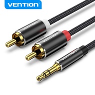 Vention Audio Cable 3.5mm Male to 2RCA Cable For Home Theater /DVD /TV/Live music/Multi-media lectur