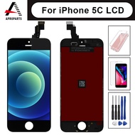 LCD AAA + + สำหรับ iPhone 5 5S 5C SE 6 6S 7 8 Plus X XS XR 11 หน้าจอสัมผัส Digitizer ด้วย ฟรีกระจกนิ