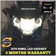 Bmw R1200RT - 1X Low Beam + 2X High Beam 6500k White LED Headlight Bulb Error Free - 9005 H1 H7 H8 H