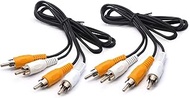 2-Pack RCA to RCA Audio Cable (1 Meter, 3.28 Feet)
