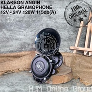 NEW KLAKSON ANGIN HELLA AIR HORN GRAMOPHONE TRUCK SCANIA VOLVO 12V - 24V